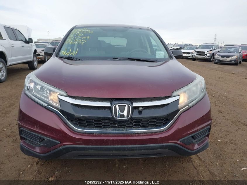 2015 Honda Cr-V Lx VIN: 2HKRM4H31FH104168 Lot: 12459292