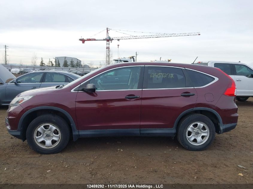 2015 Honda Cr-V Lx VIN: 2HKRM4H31FH104168 Lot: 12459292