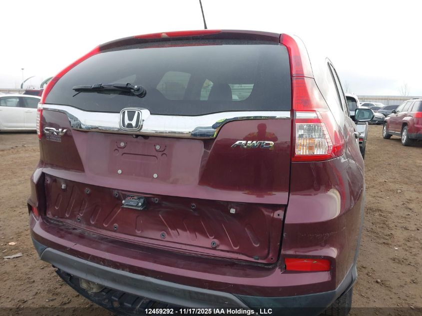 2015 Honda Cr-V Lx VIN: 2HKRM4H31FH104168 Lot: 12459292