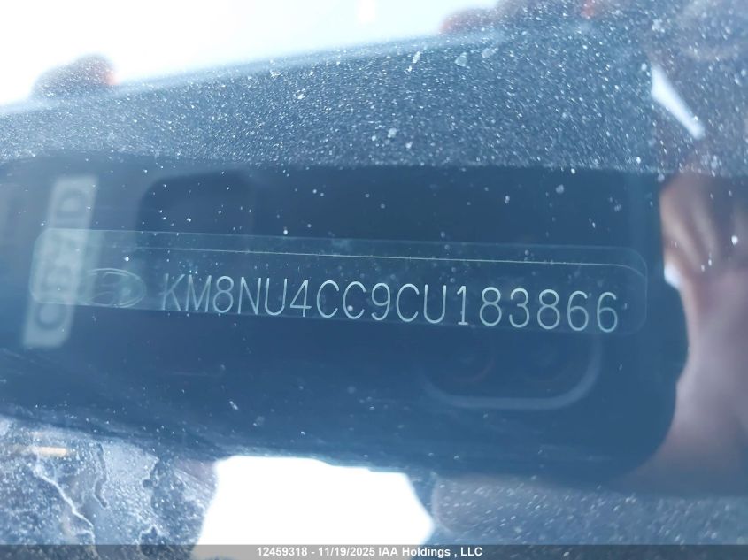 2012 Hyundai Veracruz Gls/Limited VIN: KM8NU4CC9CU183866 Lot: 12459318