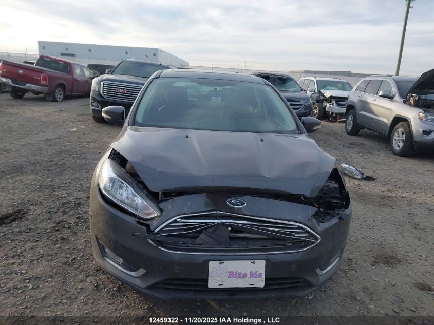 2018 Ford Focus Titanium VIN: 1FADP3N22JL274007 Lot: 12459322