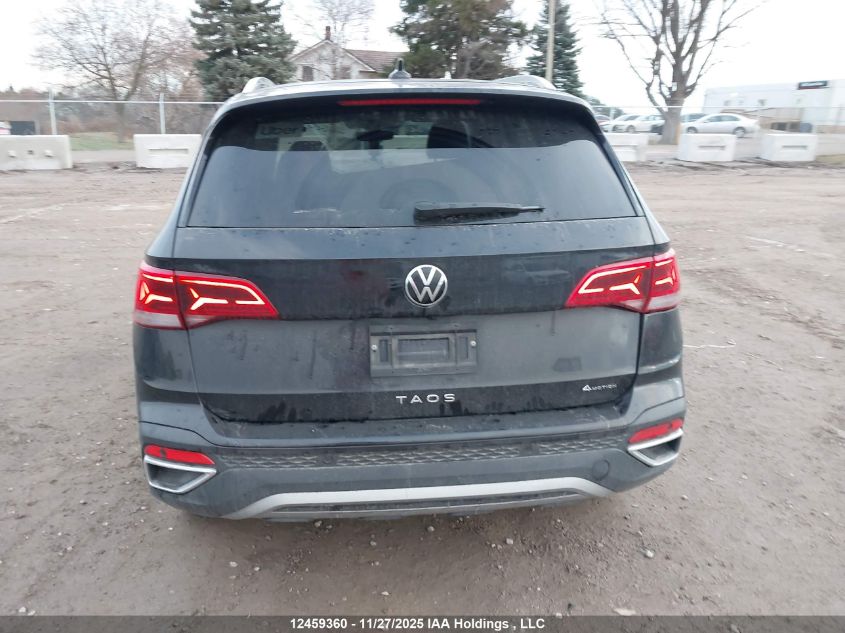 2024 Volkswagen Taos VIN: 3VV4X7B26RM091906 Lot: 12459360