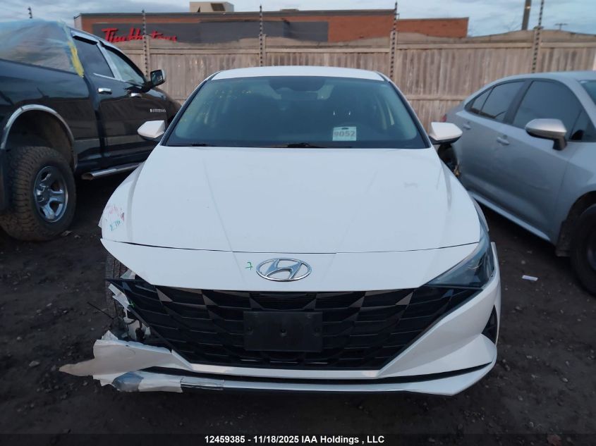 2022 Hyundai Elantra Preferred Ivt VIN: KMHLM4AG2NU305905 Lot: 12459385