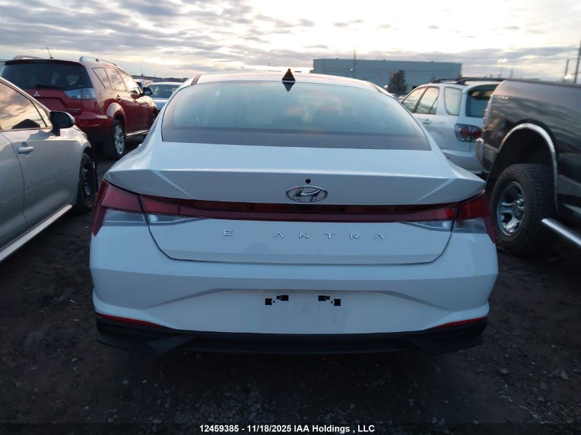 2022 Hyundai Elantra Preferred Ivt VIN: KMHLM4AG2NU305905 Lot: 12459385