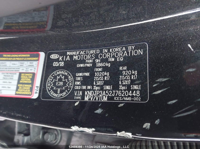 KNDJP3A52J7620448 2018 KIA SOUL photo no. 9