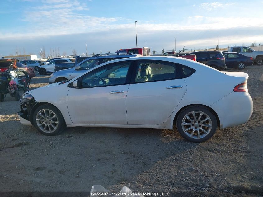 2014 Dodge Dart Limited VIN: 1C3CDFCBXED857867 Lot: 12459407