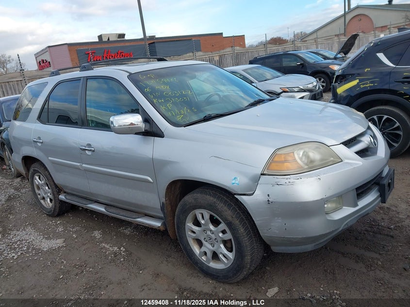 2006 Acura Mdx Touring VIN: 2HNYD18796H003122 Lot: 12459408