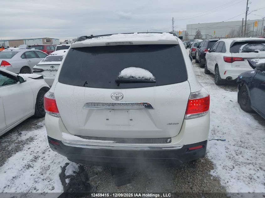 2013 Toyota Highlander Limited VIN: 5TDDK3EH0DS214906 Lot: 12459415