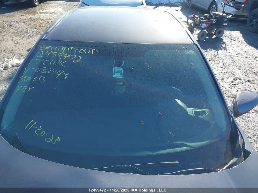 2017 Honda Civic Lx VIN: 2HGFC2F54HH032443 Lot: 12459472