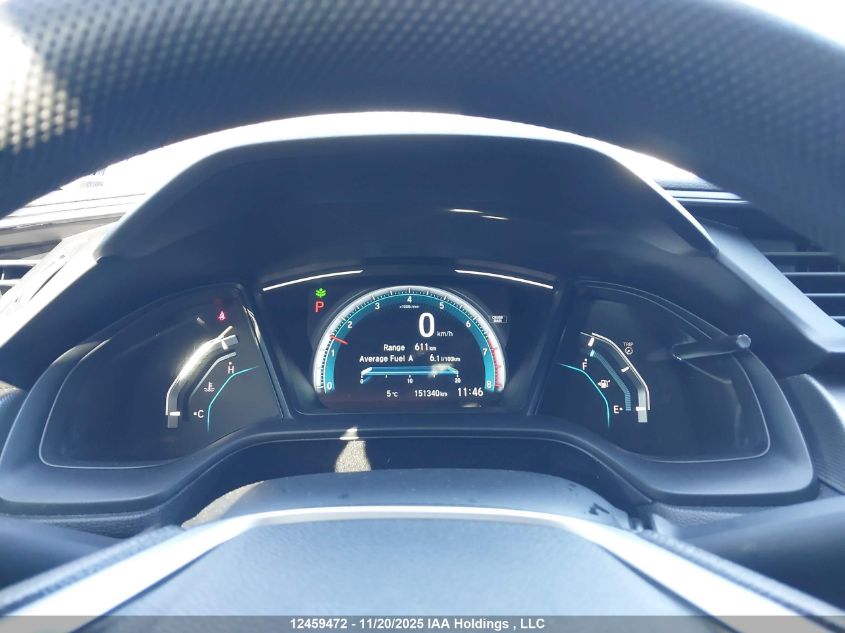 2017 Honda Civic Lx VIN: 2HGFC2F54HH032443 Lot: 12459472