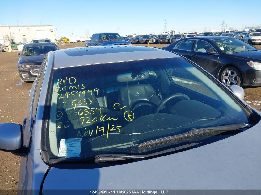 2007 Infiniti G35X VIN: JNKBV61F37M806559 Lot: 12459499