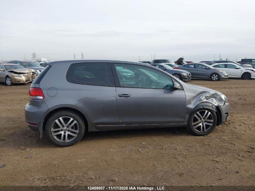 2010 Volkswagen Golf 2.5L Sportline/2.5L Trendline VIN: WVWBA7AJXAW112521 Lot: 12459507