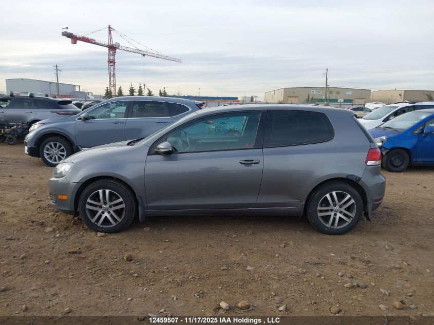 2010 Volkswagen Golf 2.5L Sportline/2.5L Trendline VIN: WVWBA7AJXAW112521 Lot: 12459507