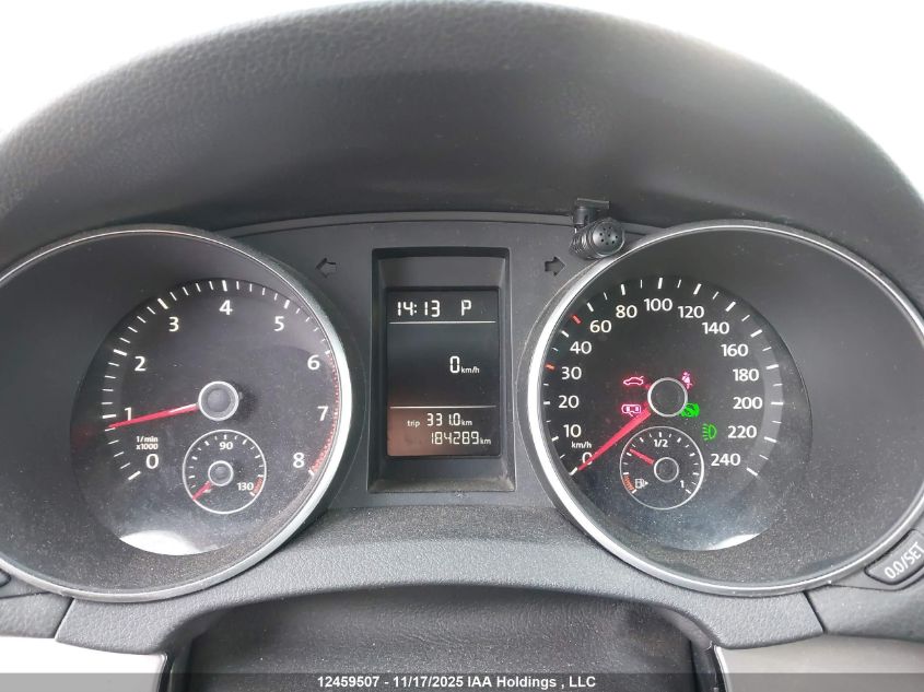 2010 Volkswagen Golf 2.5L Sportline/2.5L Trendline VIN: WVWBA7AJXAW112521 Lot: 12459507