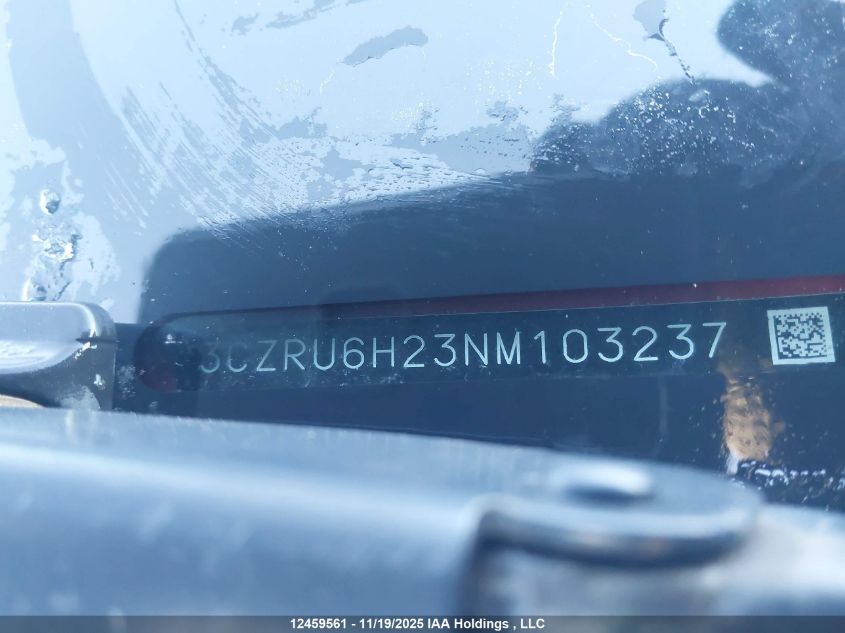 2022 Honda Hr-V Sport VIN: 3CZRU6H23NM103237 Lot: 12459561