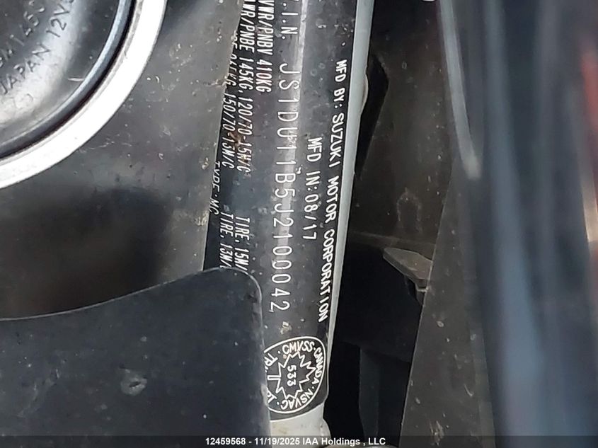 2018 Suzuki An400 A VIN: JS1DU11B5J2100042 Lot: 12459568