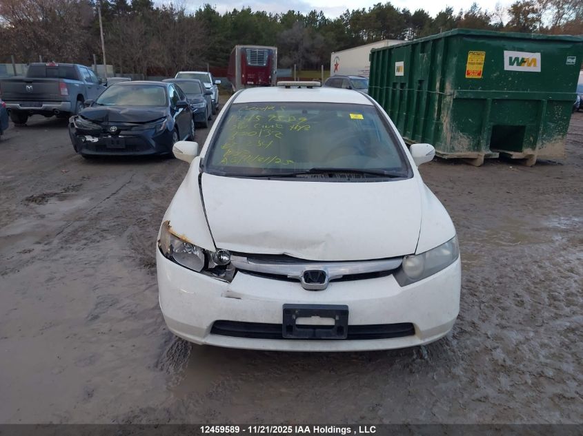 2006 Honda Civic Hybrid VIN: JHMFA36296S800132 Lot: 12459589