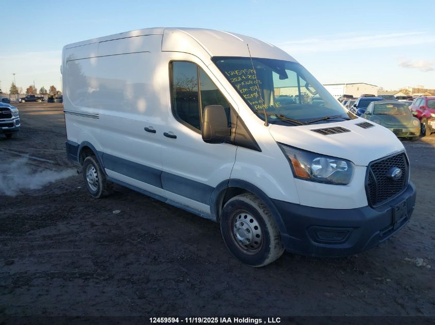 2021 Ford Transit T-250 VIN: 1FTBR2C83MKA72803 Lot: 12459594