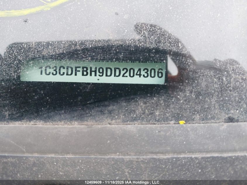 2013 Dodge Dart Sxt VIN: 1C3CDFBH9DD204306 Lot: 12459609