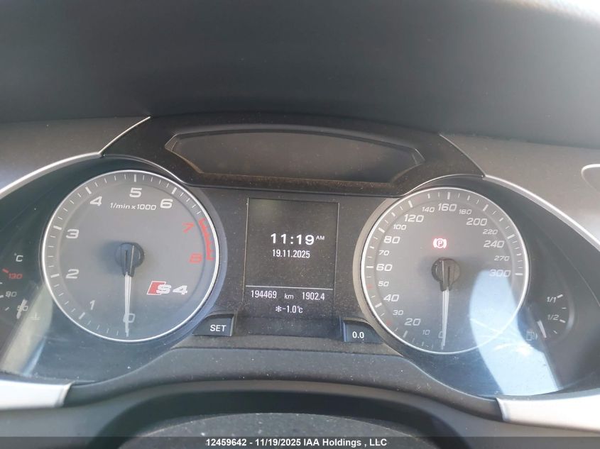 2012 Audi S4 Premium VIN: WAUFGCFL8CA111366 Lot: 12459642