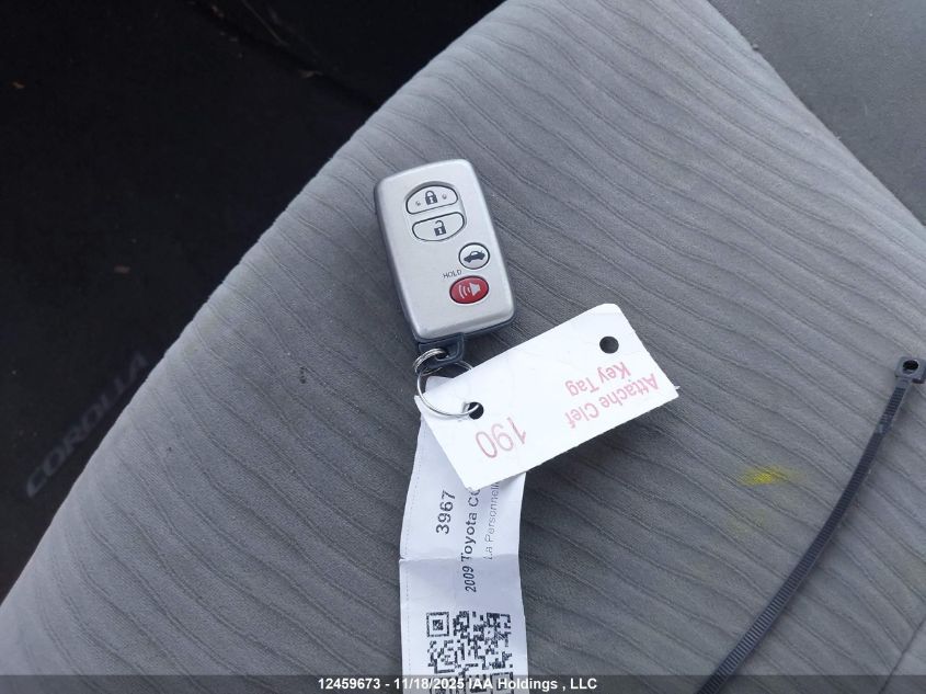 2009 Toyota Corolla S/Le/Xle VIN: 2T1BU40E79C054723 Lot: 12459673