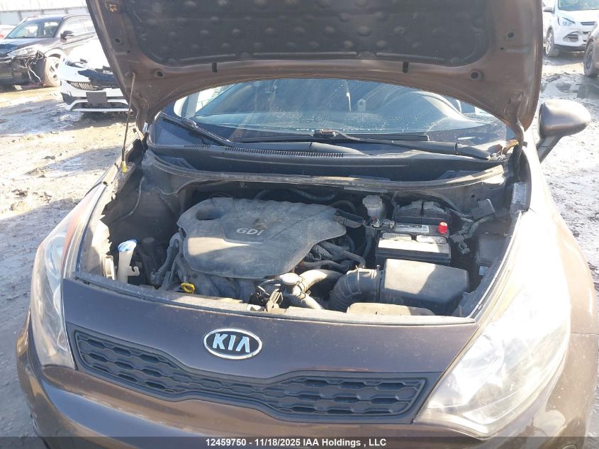 2012 Kia Rio Ex/Lx/Lx+/Sx VIN: KNADM5A38C6734265 Lot: 12459750