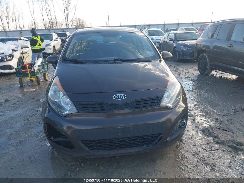 2012 Kia Rio Ex/Lx/Lx+/Sx VIN: KNADM5A38C6734265 Lot: 12459750