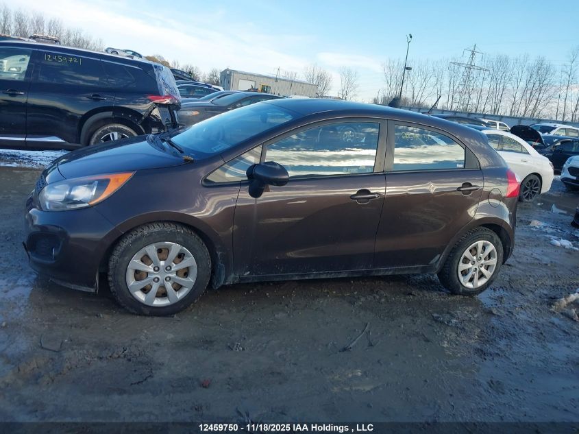 2012 Kia Rio Ex/Lx/Lx+/Sx VIN: KNADM5A38C6734265 Lot: 12459750