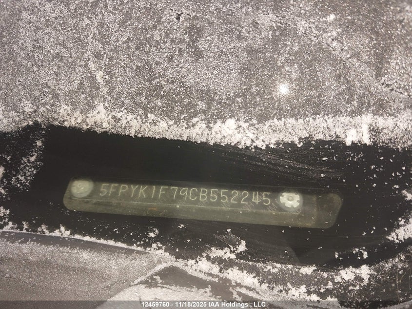 5FPYK1F79CB552245 2012 HONDA RIDGELINE photo no. 9