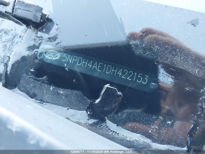 2013 Hyundai Elantra Gl VIN: 5NPDH4AE1DH422153 Lot: 12459771