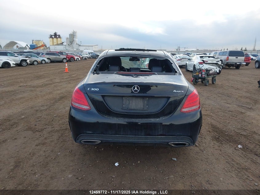 2017 Mercedes-Benz C 300 4Matic VIN: 55SWF4KB8HU205611 Lot: 12459772