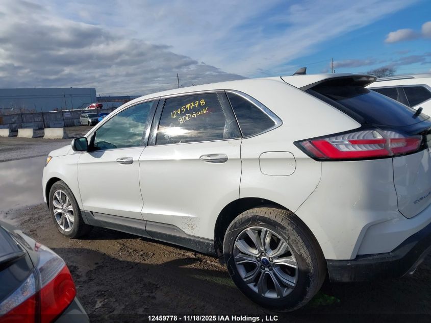2022 Ford Edge Titanium VIN: 2FMPK4K9XNBA76175 Lot: 12459778