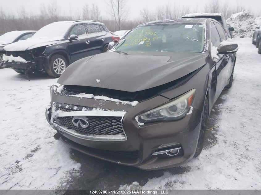 2014 Infiniti Q50 Premium/Sport VIN: JN1BV7AR1EM681093 Lot: 12459786