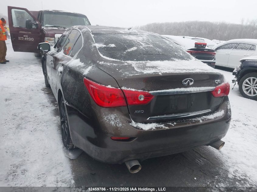 2014 Infiniti Q50 Premium/Sport VIN: JN1BV7AR1EM681093 Lot: 12459786