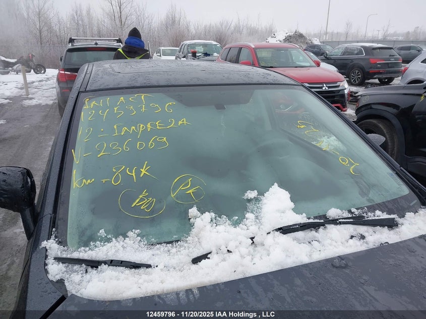 2012 Subaru Impreza VIN: JF1GPAD65CH236069 Lot: 12459796