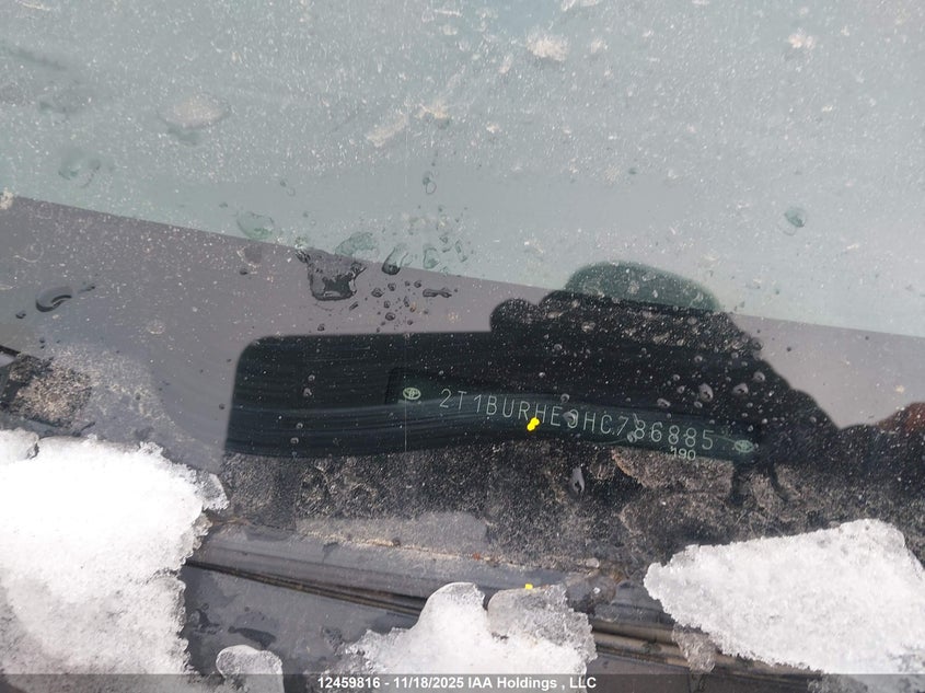 2017 Toyota Corolla L/Le/Xle/Se/Xse VIN: 2T1BURHE0HC786885 Lot: 12459816