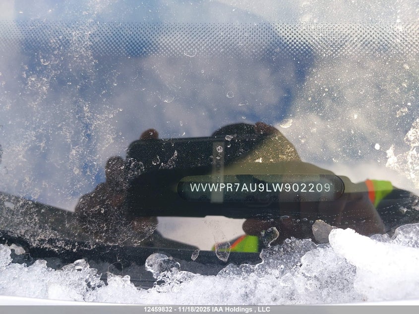 2020 Volkswagen E-Golf Comfortline VIN: WVWPR7AU9LW902209 Lot: 12459832