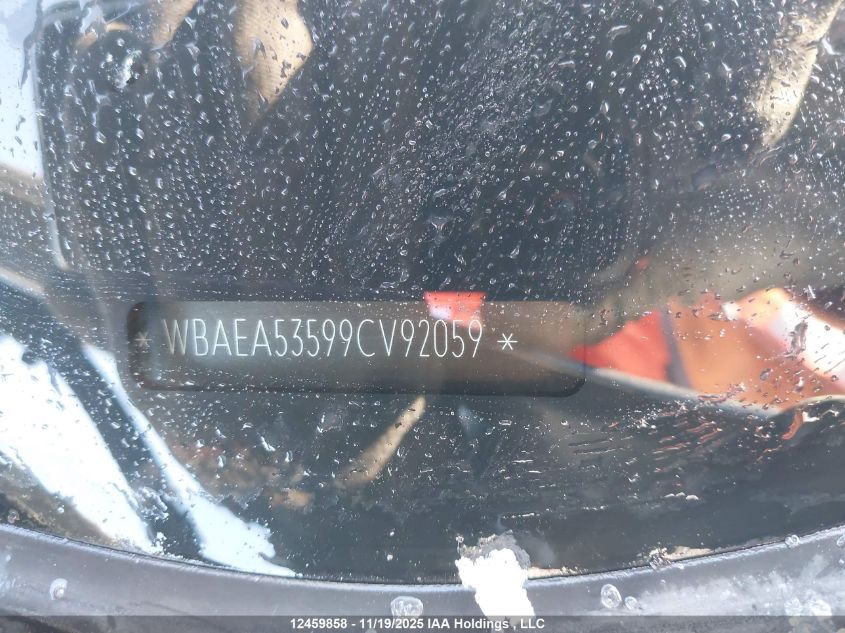 2009 BMW 650 I VIN: WBAEA53599CV92059 Lot: 12459858