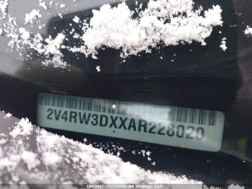 2010 Volkswagen Routan Se VIN: 2V4RW3DXXAR228020 Lot: 12459883