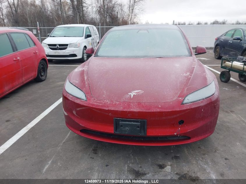 2024 Tesla Model 3 Rwd VIN: LRW3E7FA8RC277303 Lot: 12459973