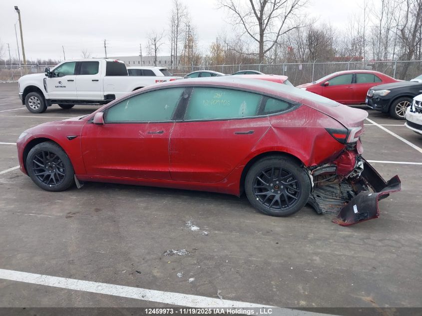 2024 Tesla Model 3 Rwd VIN: LRW3E7FA8RC277303 Lot: 12459973