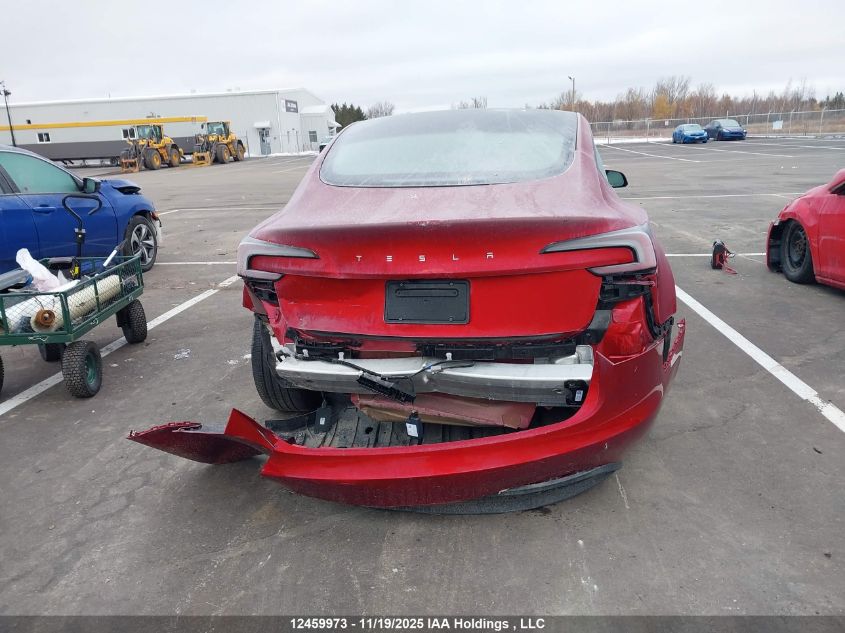 2024 Tesla Model 3 Rwd VIN: LRW3E7FA8RC277303 Lot: 12459973