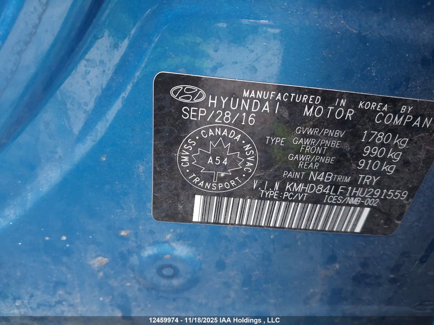 KMHD84LF1HU291559 2017 HYUNDAI ELANTRA photo no. 17