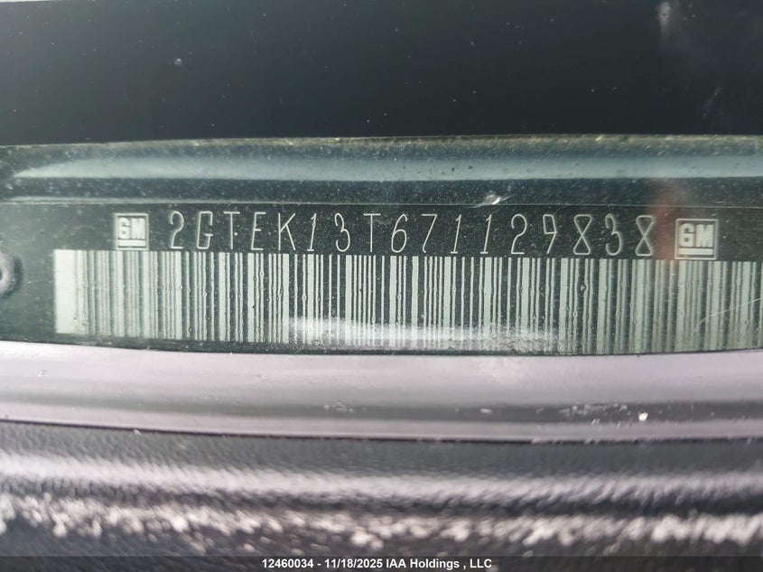 2GTEK13T671129838 2007 GMC  photo no. 9