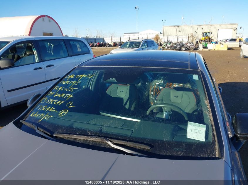 2024 Hyundai Sonata N Line VIN: KMHL54JC5RA395648 Lot: 12460035