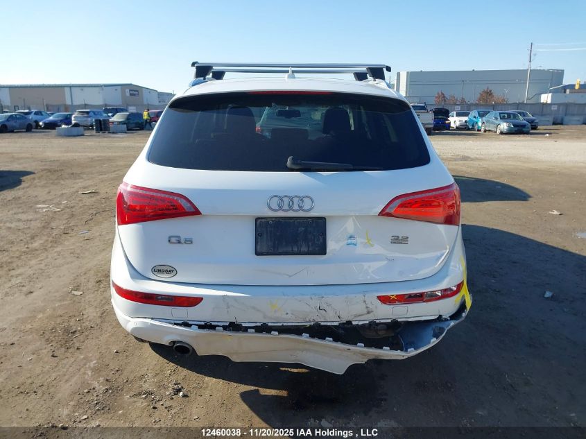 2010 Audi Q5 3.2 Premium VIN: WA1LKCFPXAA045868 Lot: 12460038