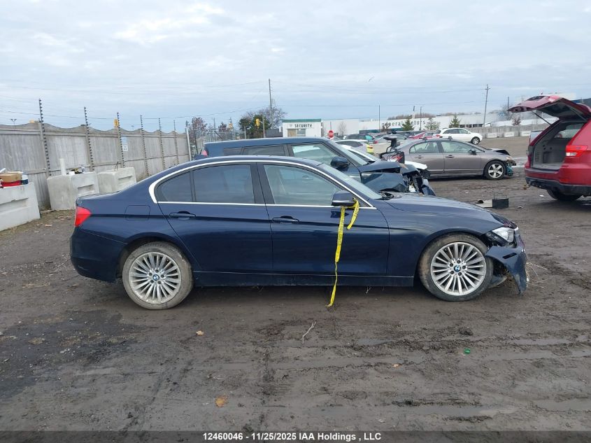 2014 BMW 328I xDrive VIN: WBA3B3C55EJ982722 Lot: 12460046