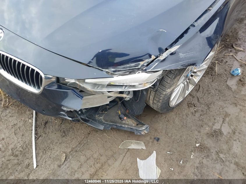 2014 BMW 328I xDrive VIN: WBA3B3C55EJ982722 Lot: 12460046