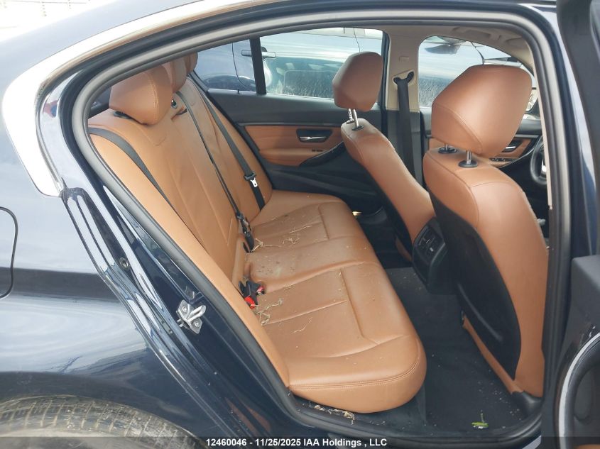 2014 BMW 328I xDrive VIN: WBA3B3C55EJ982722 Lot: 12460046