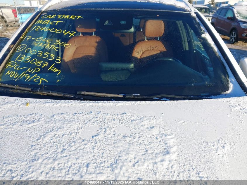 2017 Mercedes-Benz Glc 300 4Matic VIN: WDC0G4KB7HV003553 Lot: 12460047